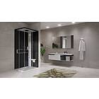 Novellini Glax 2 2,0 A Steamkabinett 90x90 cm, Hvit/Sort G22A99T5-1UH
