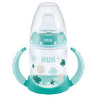 Nuk First Choice Pipmugg Tudekop 150ml med Temperaturkontrol og Silikone Sut Skyer/Grøn