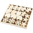 Creativ Company Julhängen Stl 9-11 cm 1 Förp Julhängen, stl. cm, tjocklek 4 mm, 90 st./ förp. 56405
