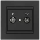 Malmbergs Slututtag Optima Radio/Tv Svart OPTIMA SLUTUTTAG R/TV SVART 6080056