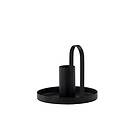 Venture Home Ljusstake Crai Candlestick Matte Black D2*H9*B10cm 58112-100