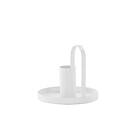 Venture Home Ljusstake Crai Candlestick Matte White D2*H9*B10cm 58112-101