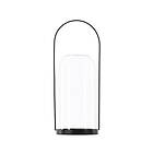 Venture Home Ljuslykta Flora Lantern Black/Clear Glass H35*13cm 58115-100