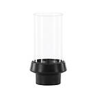 Venture Home Ljuslykta Davida Lantern Black/Clear Glass 15*H29cm 58118-100