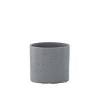 Venture Home Kruka Sane Pot Dark Grey/Black Dots 11*11*10cm 58159-105