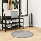 vidaXL Matta långluggad modern grön Ø 80 cm 375309