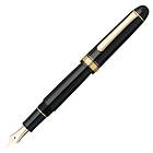 Platinum #3776 Century Reservoar Black Gold Trim Broad