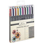 Nassau Fine Art Drawing Pen Colour Fineliners 10-set