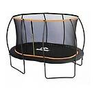 Karhu Blackline Oval trampolin, 366 x 240 cm skyddsnät