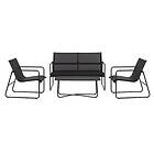 Comfort Garden Loungegrupp Envy Theodor SOFA SET 4 PCS NEWS 2024 (50119 WITH METAL TABLE-PLATE) 52990