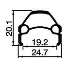 Rodi Skorpion Rim Silver 26 ´´ 36H