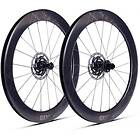 Ere Research Genus Ii Ae 65 Disc Tubeless Road Wheel Set Silver 12 x 100 12 x 142 mm Shimano/Sram HG