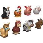 Fisher-Price GFL21 – Little People bondgårdset, 8 söta djurfigurer för bondgården, leksaksgåva för barn från 1 år