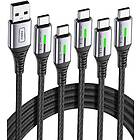 INIU USB C-kabel [5-pack] (1+1+2+2+3 m)