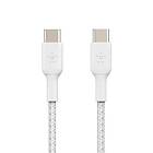 Belkin BoostCharge USB-C till USB-C 2 m, 2-pack Vit CAB004bt2MWH2PK