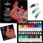 Castle Arts Gouache färgset 24 x 12 ml