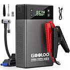 Gooloo  Starthjälp 2500a Supersafe Portable Lithium-accu Auto Starting Aid Pack Luftkompressor 