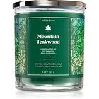 Bath & Body Works Mountain Teakwood doftljus 227g