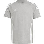 Adidas Tiro24 Short Sleeve T-shirt Grå 11-12 Years Pojke