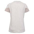 Hummel Travel Short Sleeve T-shirt Beige S Kvinna