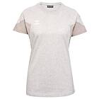 Hummel Travel Short Sleeve T-shirt Beige XS Kvinna