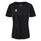 Hummel Authentic Pl Short Sleeve T-shirt Svart XL Kvinna