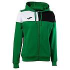 Joma Crew V Full Zip Sweatshirt Grönt S Kvinna