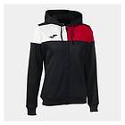 Joma Crew V Full Zip Sweatshirt Svart S Kvinna