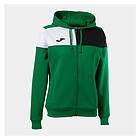 Joma Crew V Full Zip Sweatshirt Grönt M Kvinna