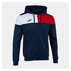 Joma Crew V Full Zip Sweatshirt Blå 7-8 Years Pojke