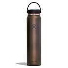 Hydro Flask 40 oz Lightweight Wide Flex Cap Isolerad vattena Obsidian 40 oz (1 1