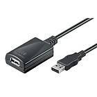 Luxorparts Aktiv USB-förlängning 5 m