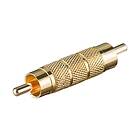 Luxorparts Dubbelhane RCA Guldpläterad