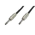 Luxorparts Instrumentkabel 6,3 mm 3 m, Svart