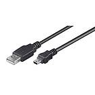 Luxorparts Mini-USB-kabel Svart 3 m
