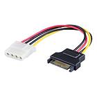 Luxorparts Strömadapter Sata till 4-pin Molex