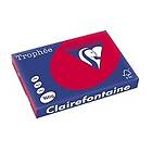 Clairefontaine 160g A3 papper körsbärsröd 250 ark 160G