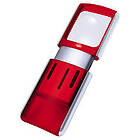 Wedo Förstoringsglas med LED-belysning röd 3X