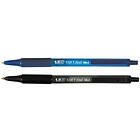 BIC Kulspetspenna Soft Feel Clic Grip blå