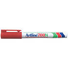 Artline Märkpenna permanent 0,7mm 700 röd