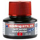 Edding Bläckrefill whiteboardpennor 25ml BTK 25 röd