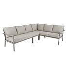 Brafab Samvaro soffgrupp Khaki med sand dyna 2st 2-sitsavslut, mitt, hörn & bord 140x90 cm