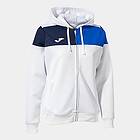 Joma Crew V Full Zip Sweatshirt Vit M Kvinna