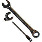 Bato Ringgaffel skrallnyckel rakt 18mm.
