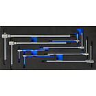 Bato T-grepp sticksnyckelsats mm. Metall. EVA 1/3.