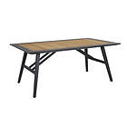 Brafab Chios matbord Svart/teak 175 x 100 cm