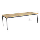 Brafab Nox matbord Teak/antracit 240 x 90 cm