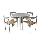 Brafab Bigby & DK matgrupp Dusty green 4 stolar & bord 100 cm