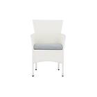 Venture Home Trädgårdsstol Malina Diningchair 2-pack Alumnium White Wicker 6011-010