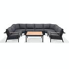 Lifestylegarden Loungegrupp Palau 8-sits set 4: table 100+left 2-seater+right side 43183